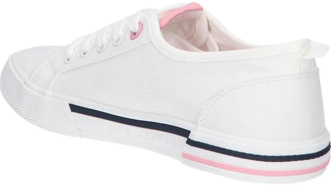 Pepe Jeans Brady Top Damestrainers gebroken wit - afbeelding 3 van 6