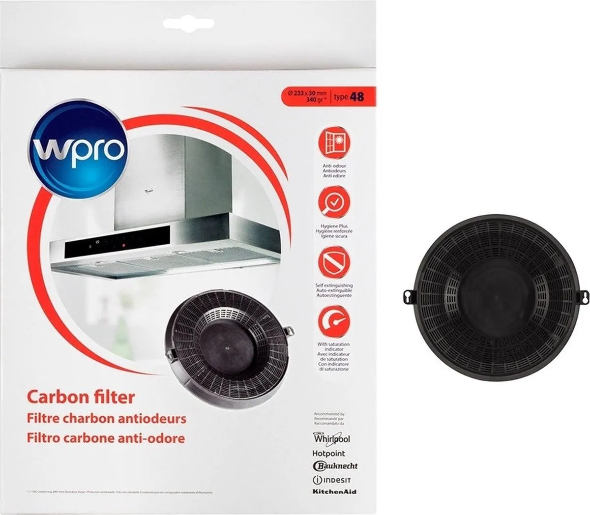 Whirlpool Bauknecht AMC037 Koolstoffilter