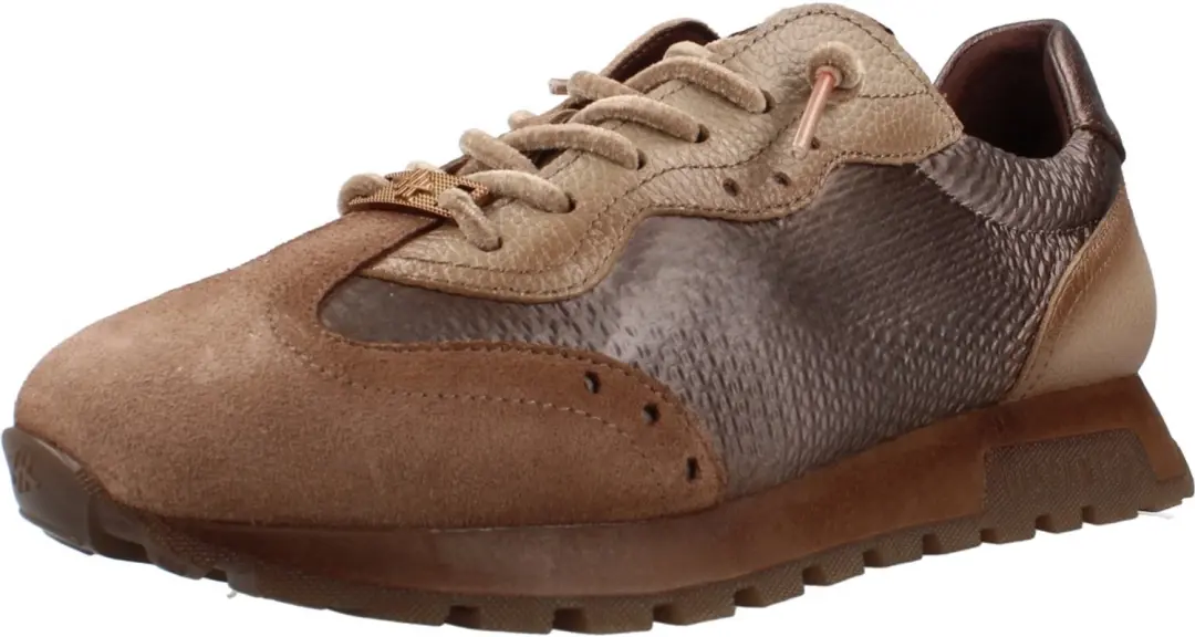 Hispanitas Oregon Suède Sneakers Taupe - afbeelding 3 van 6