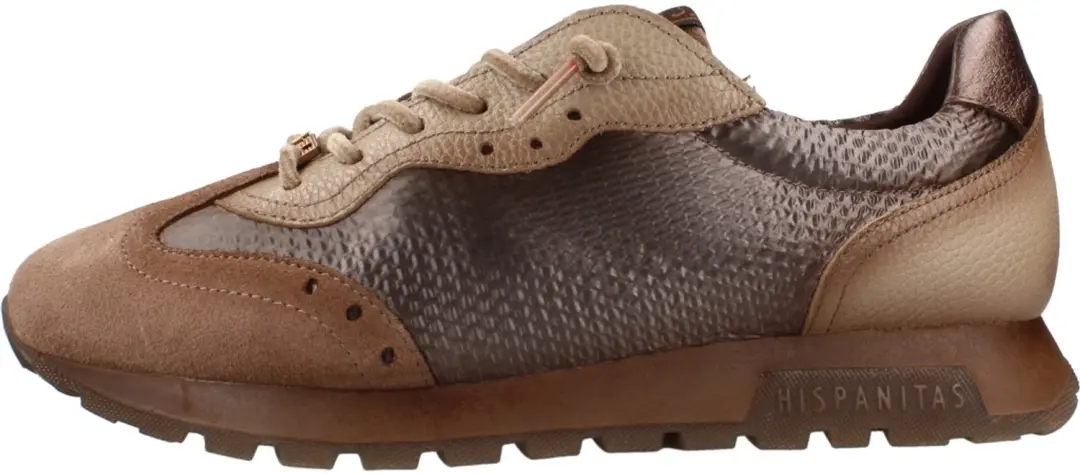 Hispanitas Oregon Suède Sneakers Taupe - afbeelding 2 van 6