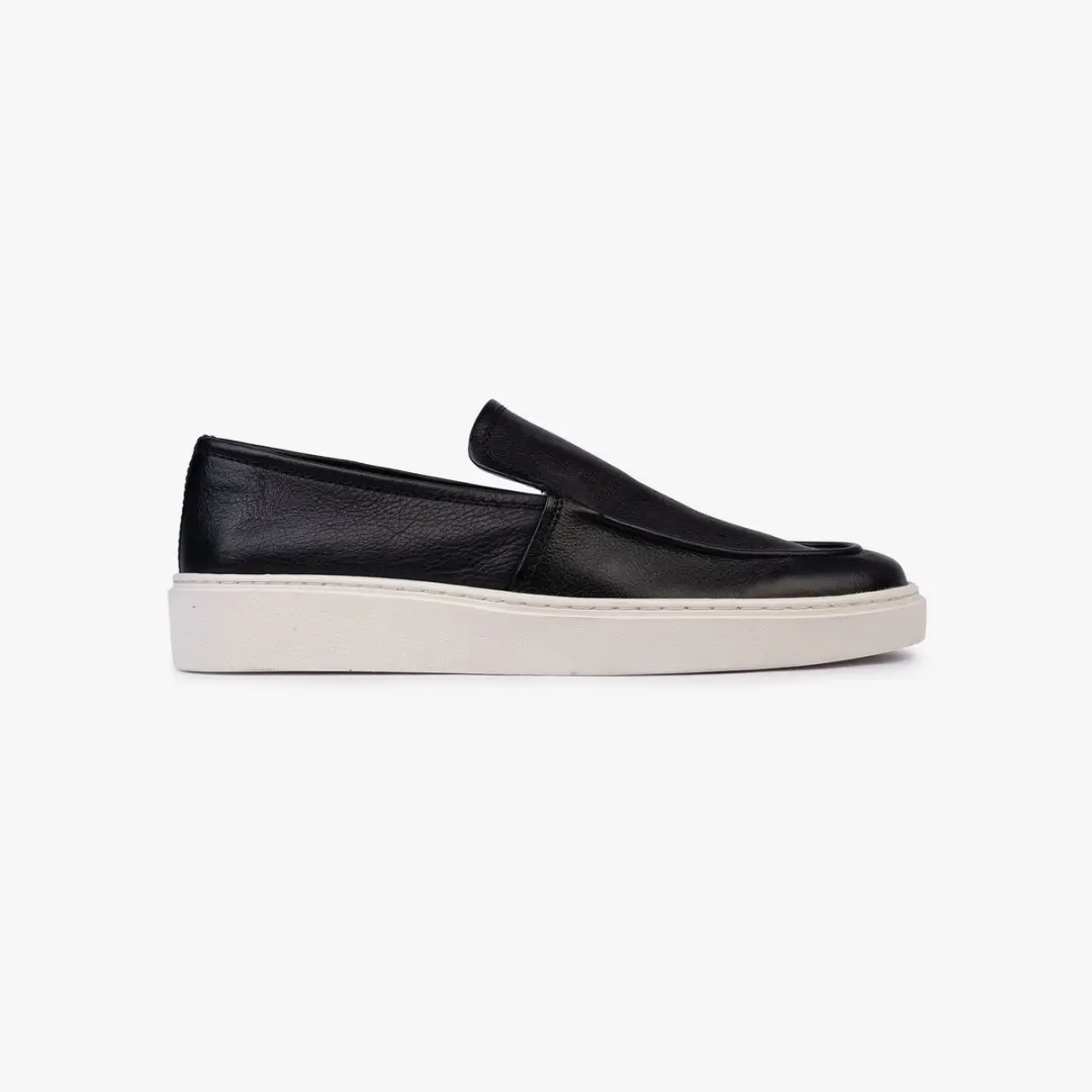 Omnio mons loafers heren zwart leer