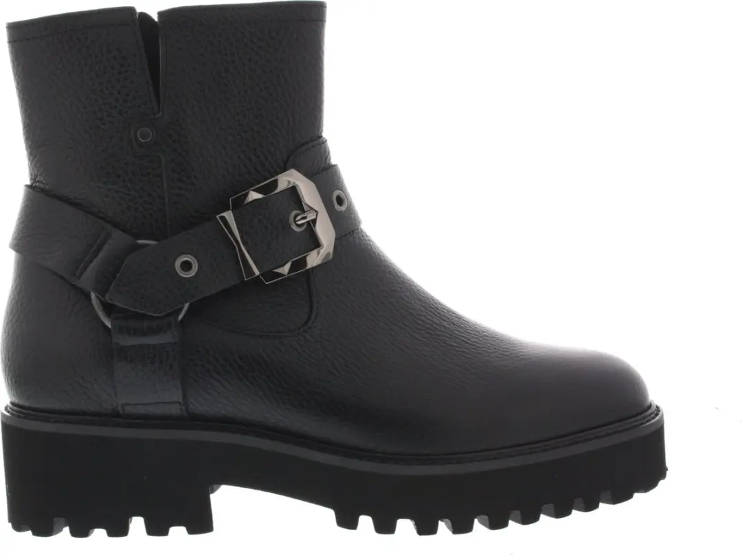 Dames Enkellaars Piedi Nudi Nizza 07.03 Black Zwart