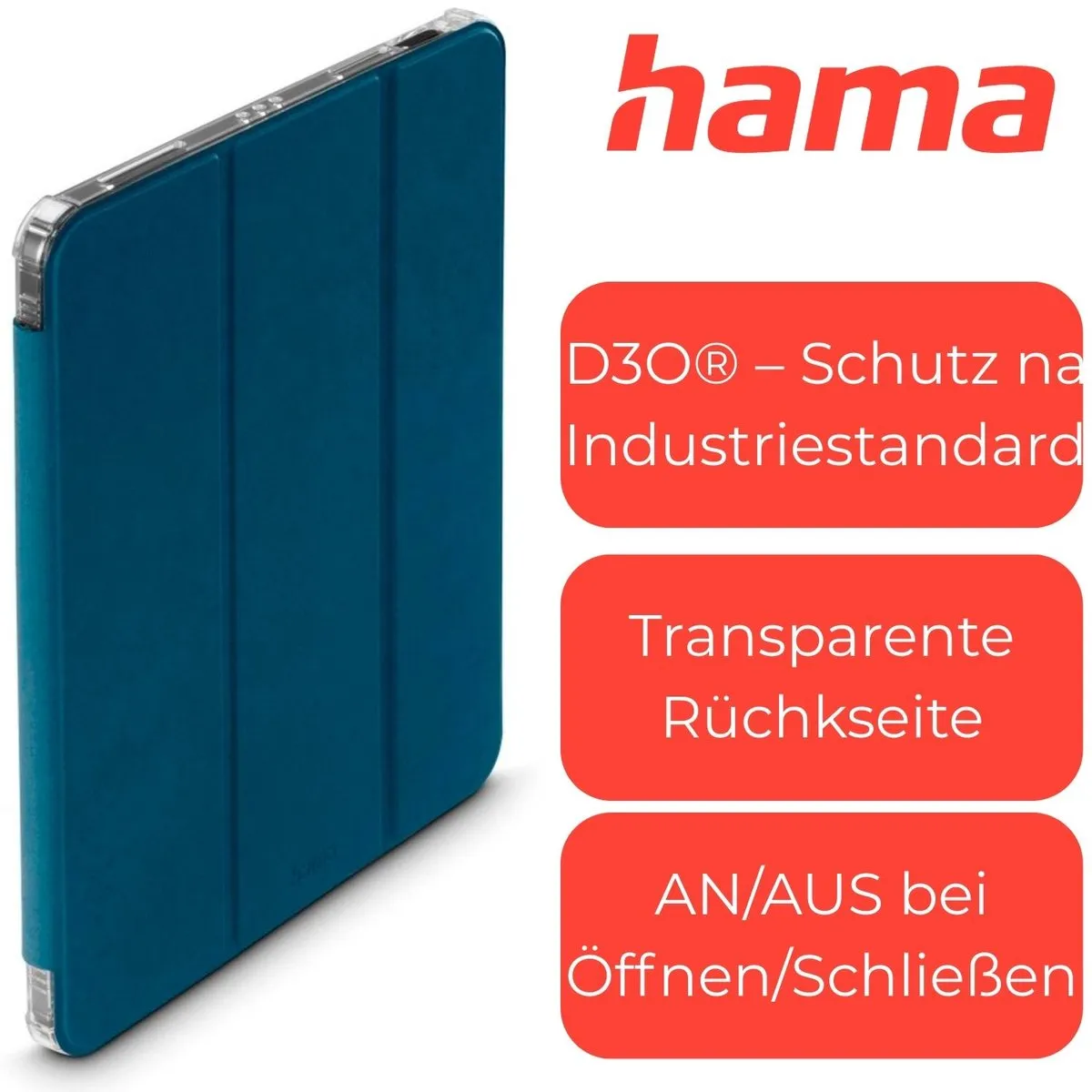 Hama Tablethoes iPad Pro 11 00227020 - Blauw - afbeelding 6 van 6