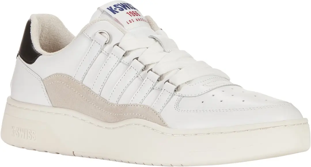 K-Swiss Heren Cannoncourt C LTH Sneaker 07254-967-M wit zwart