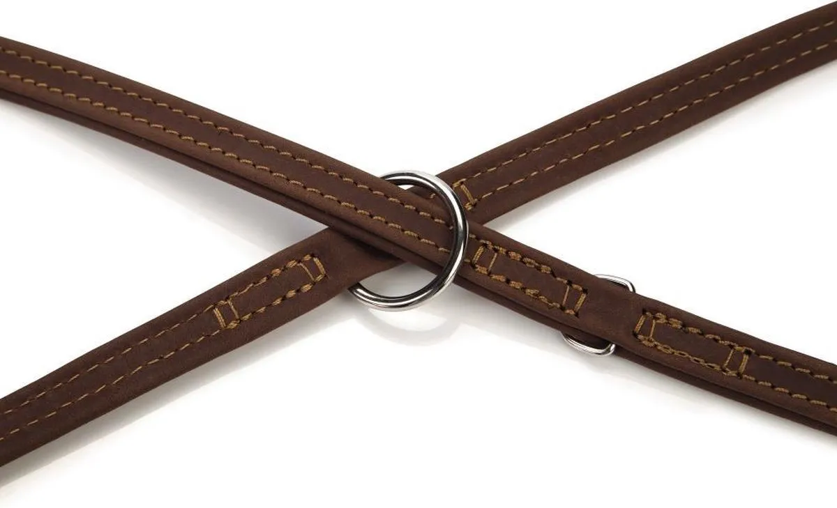 Beeztees Leren Dressuurlijn Buffalo 200cm x 14mm - afbeelding 3 van 3