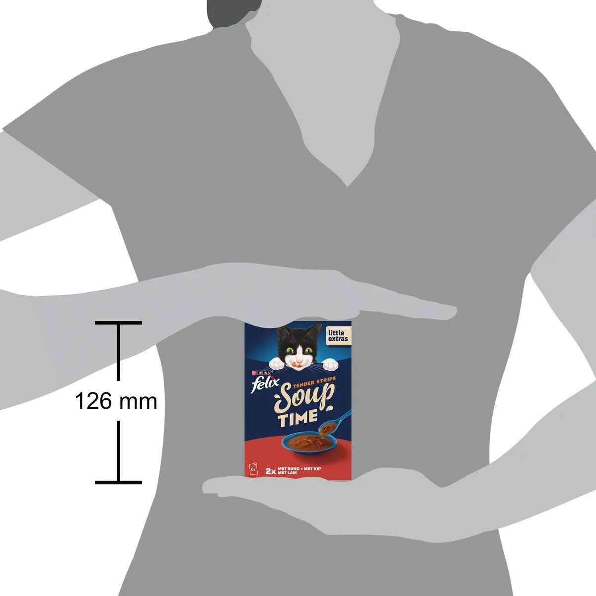 Felix Soup Filets Farm Selectie Natvoer - Rund/Kip/Lam - 48 Stuks