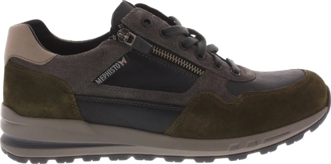 Heren Veterschoenen Mephisto Bradley Khaki