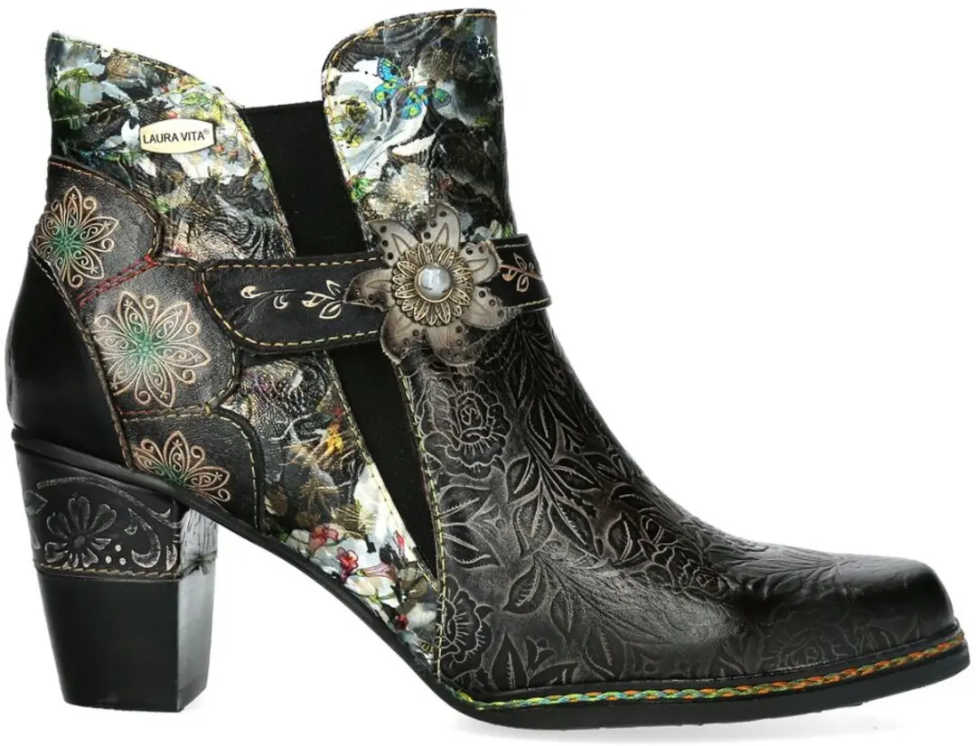 Laura Vita Korte Laars Cendrillon 12 SO20265-12 Zwart Multi