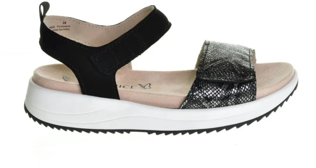 Zwarte Comfort Sandalen Caprice maat 40