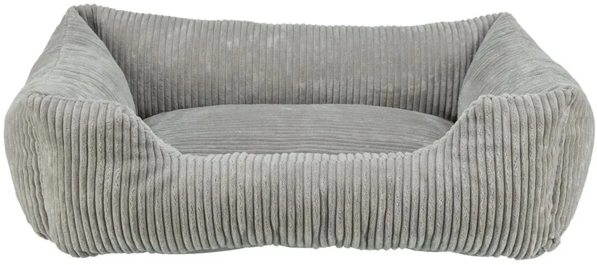 Trixie Hondenmand Vital Jonna Ribfluweel - 60x50cm - Grijs