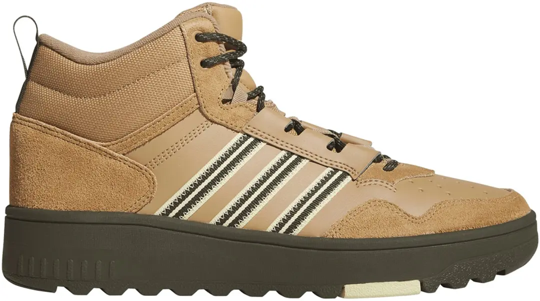 Adidas Unisex Hoops 4.0 Mid Winterized Sneakers Gevoerd KI6381 Brown