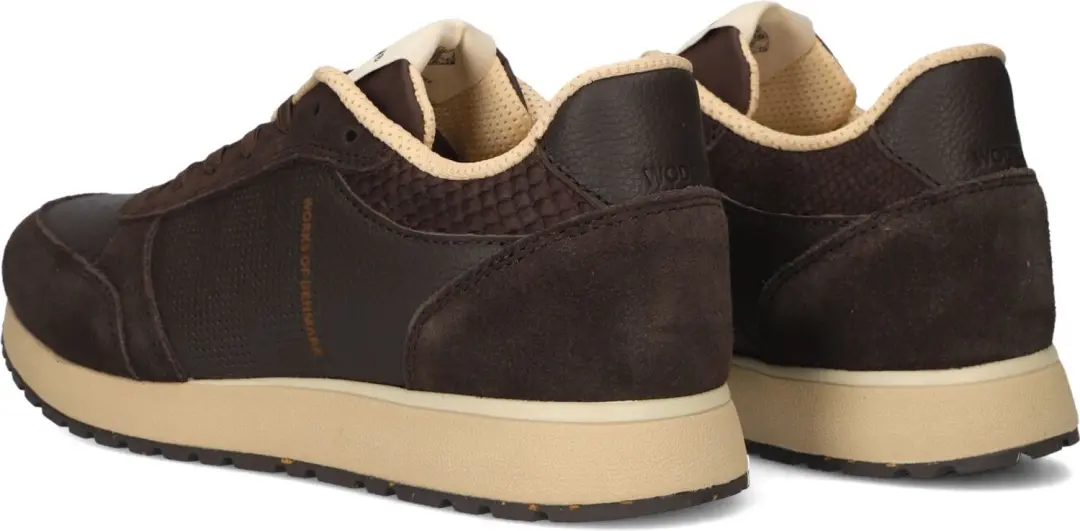 Woden Ronja Mix Sneakers Bruin - afbeelding 4 van 6