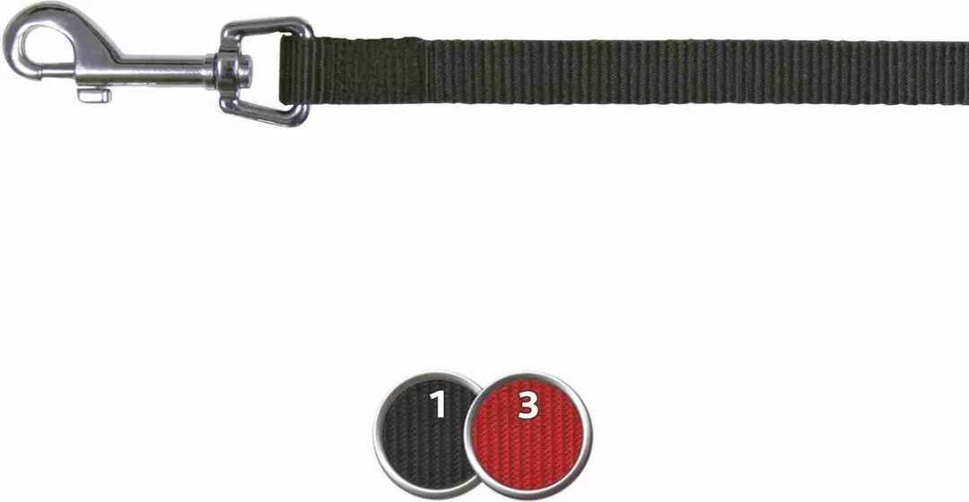 Trixie Hondenriem Classic - One Size - Zwart