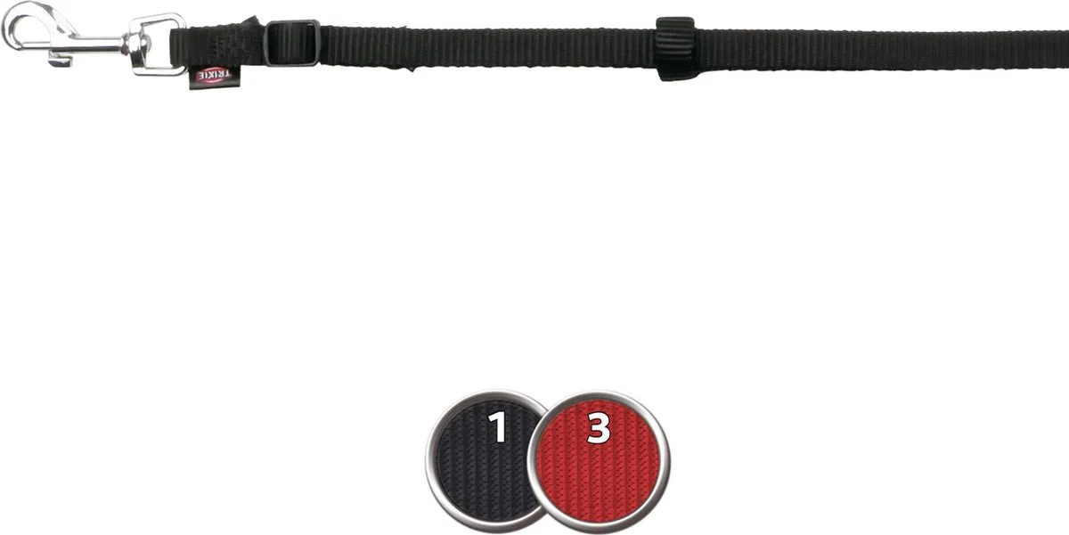 Trixie Hondenriem Classic - One Size - Zwart