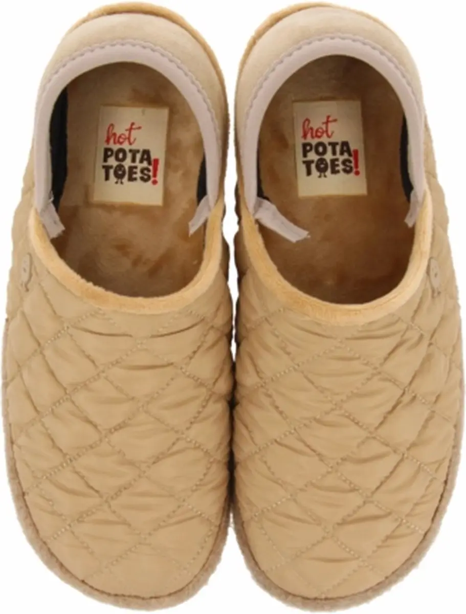 Pantoffel Hot Potatoes Women 92107 Beige-Schoenmaat 41