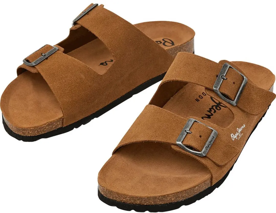 Pepe Jeans Bio Suede Sandalen Bruin EU 41 Man