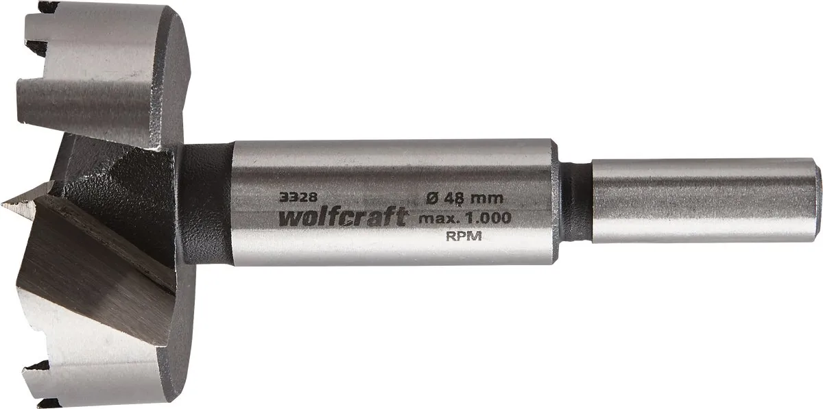 Wolfcraft Houtcilinderboor Ø48mm 3328000