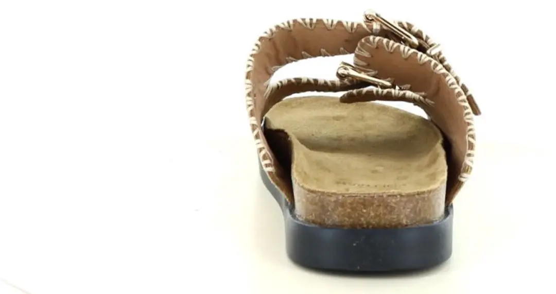 POSH by Poelman Saran Slides Taupe - afbeelding 5 van 6