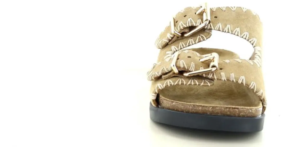 POSH by Poelman Saran Slides Taupe - afbeelding 6 van 6