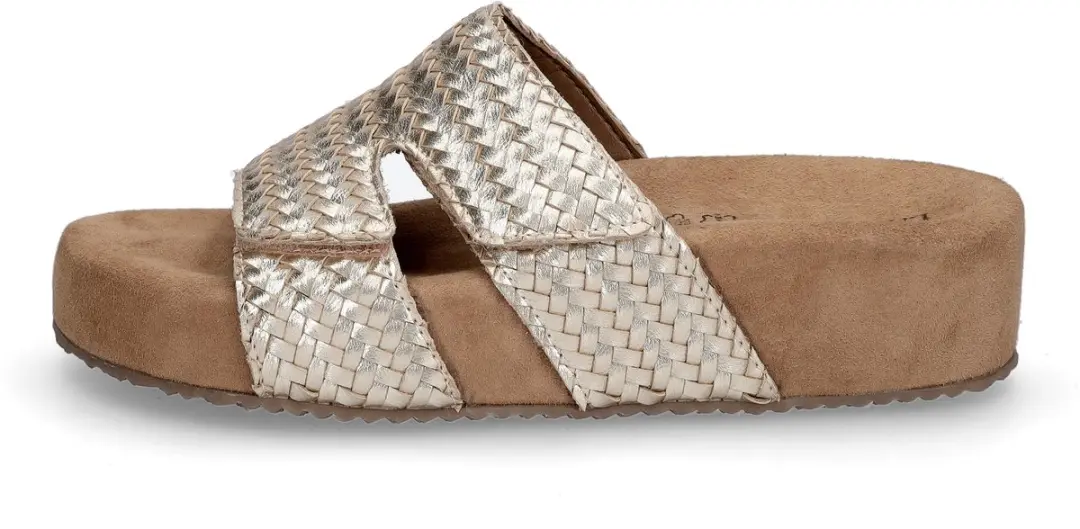 Lazamani Mille Slippers Goud - afbeelding 4 van 6