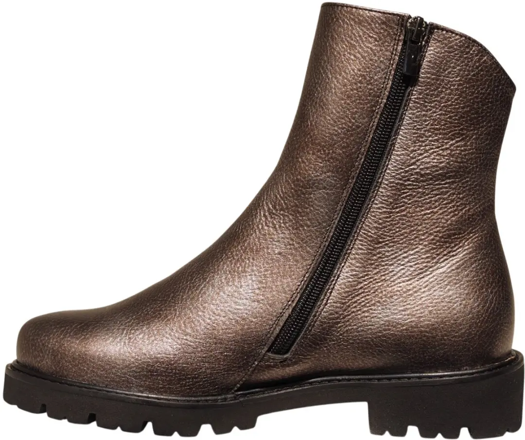 Footnotes Lara Enkellaarzen - Grijs Metallic - afbeelding 2 van 6
