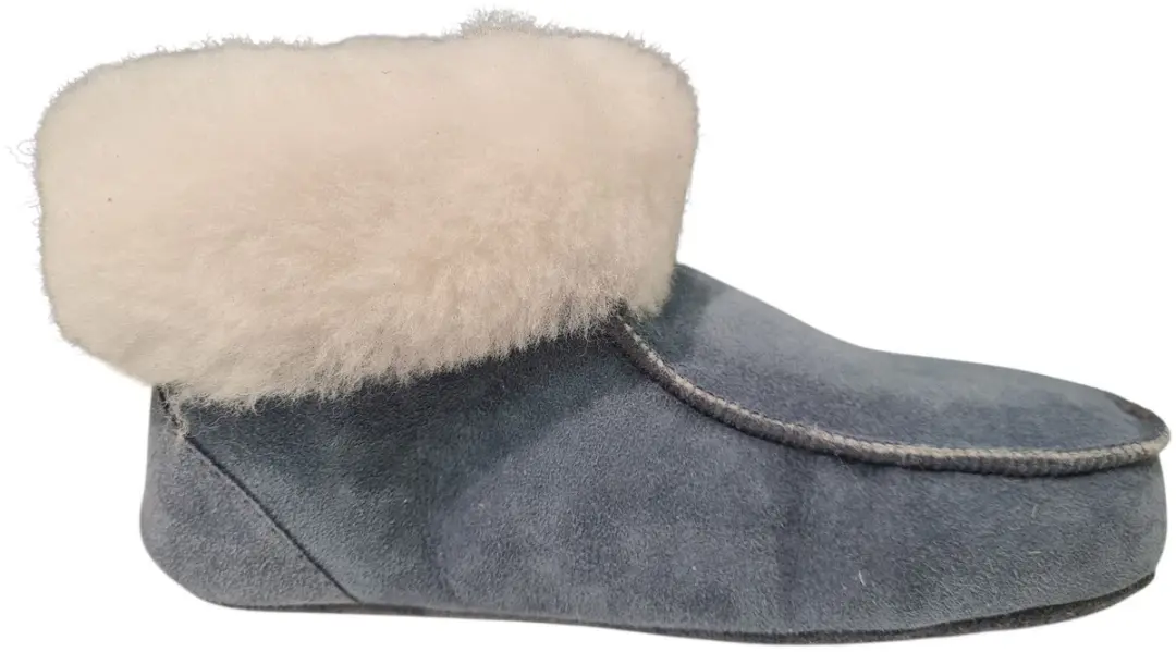 Fellhof 3101 Blauw Grijs Uniseks Pantoffels Lamswol