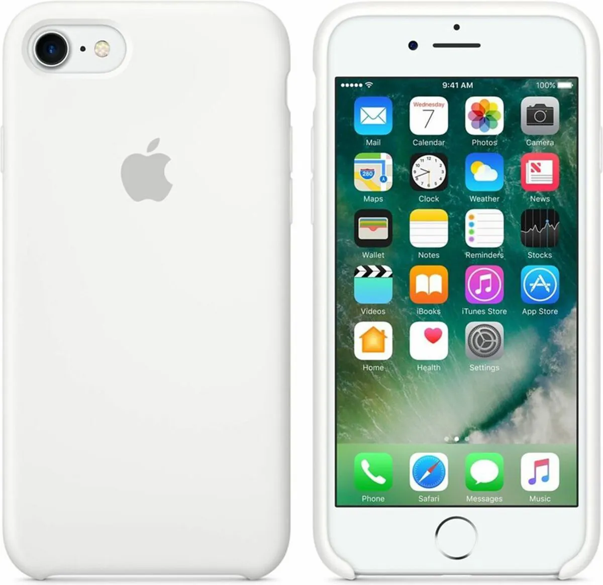 Apple Siliconen Hoesje iPhone 7/8/SE Wit - MQGL2ZM/A