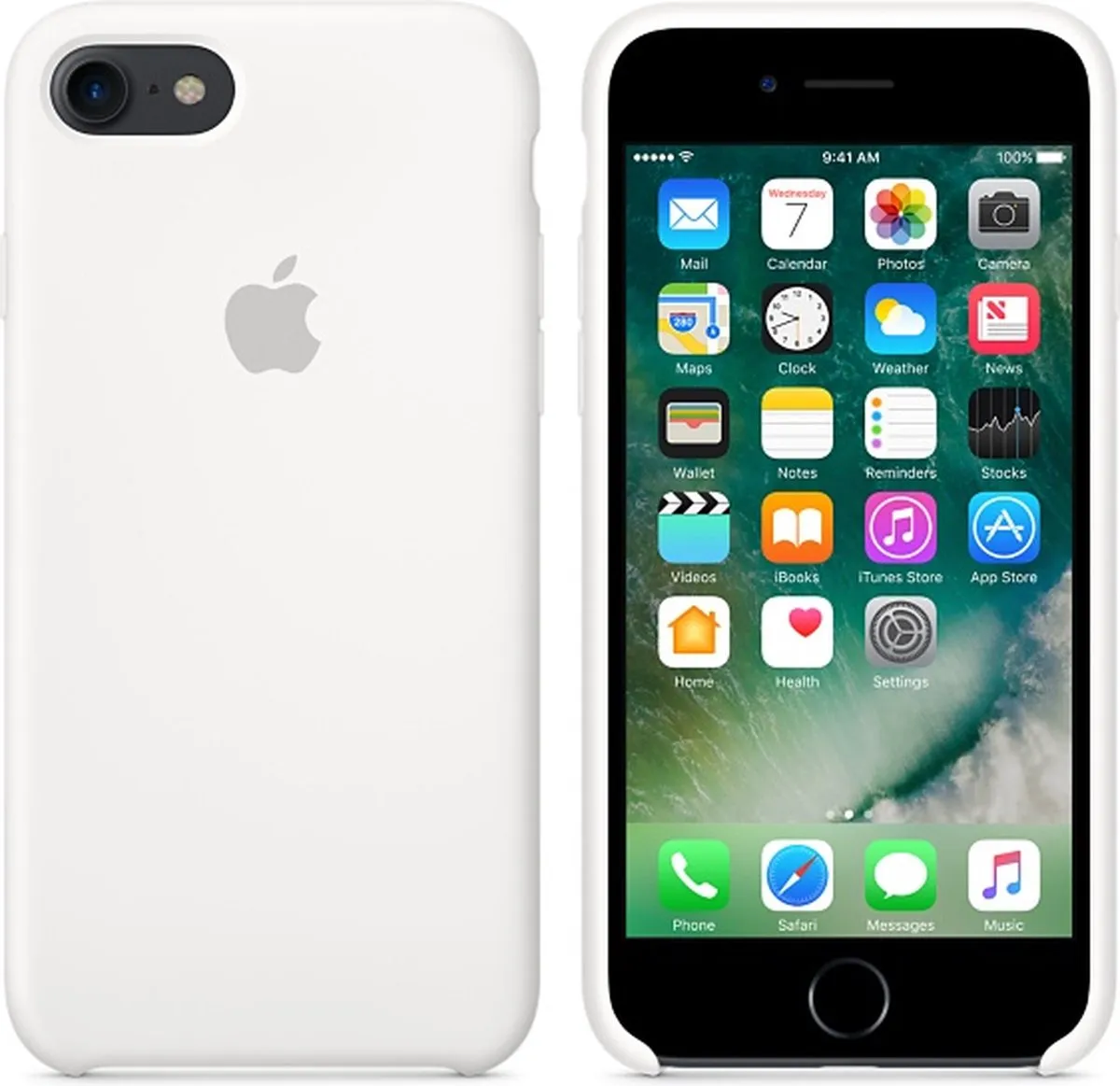 Apple Siliconen Hoesje iPhone 7/8/SE Wit - MQGL2ZM/A