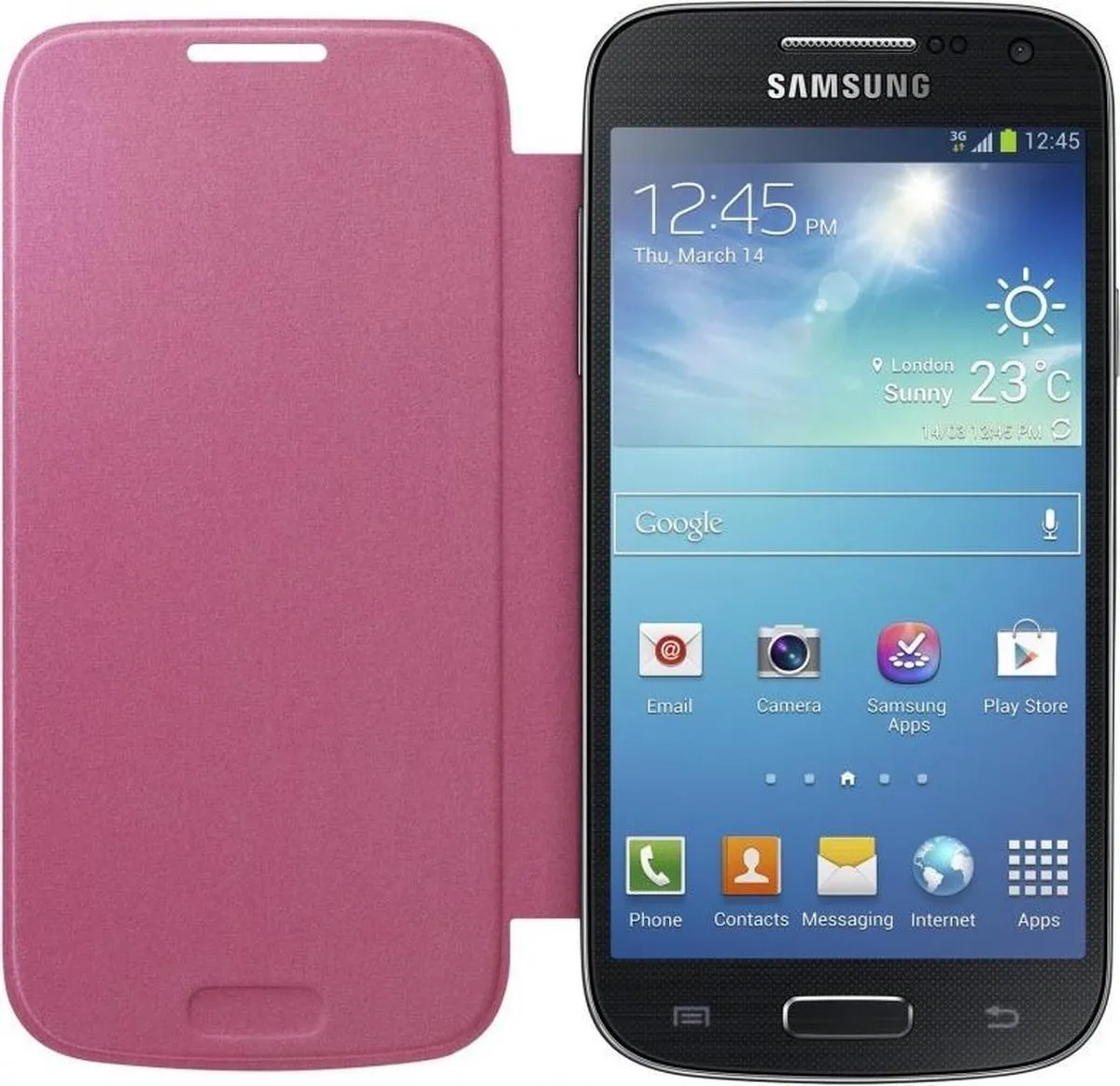 Samsung Galaxy S4 Mini Flip Cover - Roze - EF-FI919BPEGWW - afbeelding 6 van 6