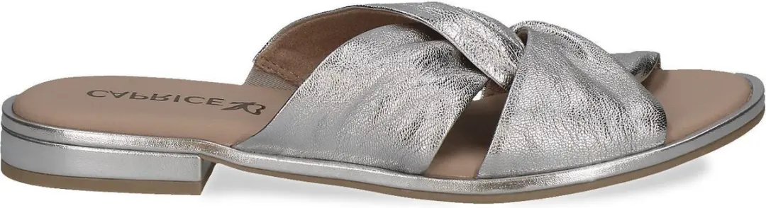 Caprice 9-27100-42 Dames Slipper - Zilver - afbeelding 3 van 6