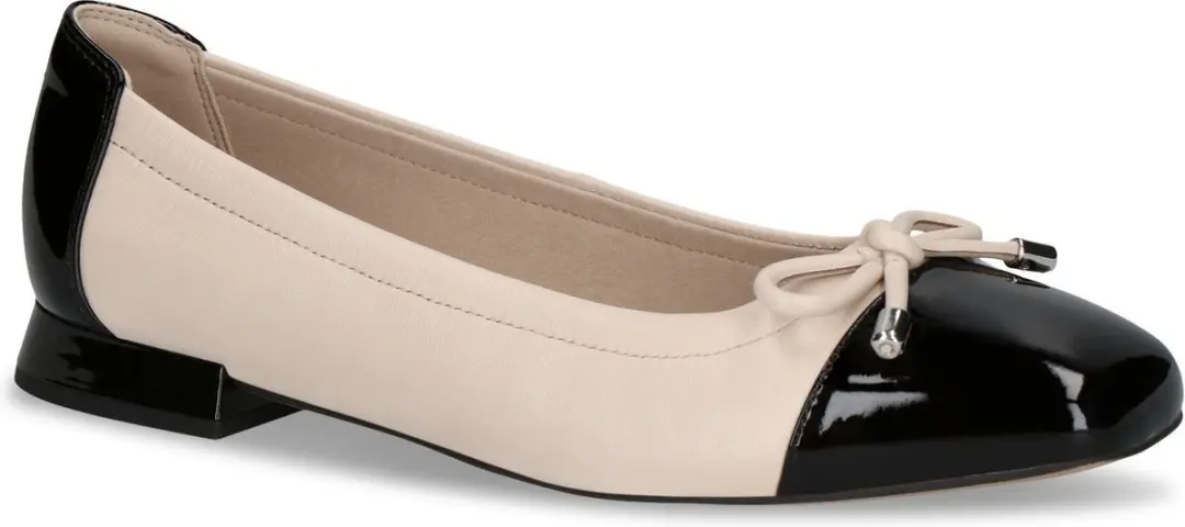 Caprice Dames Ballerina 9-22104-42 450 G-breedte Maat: 36 EU