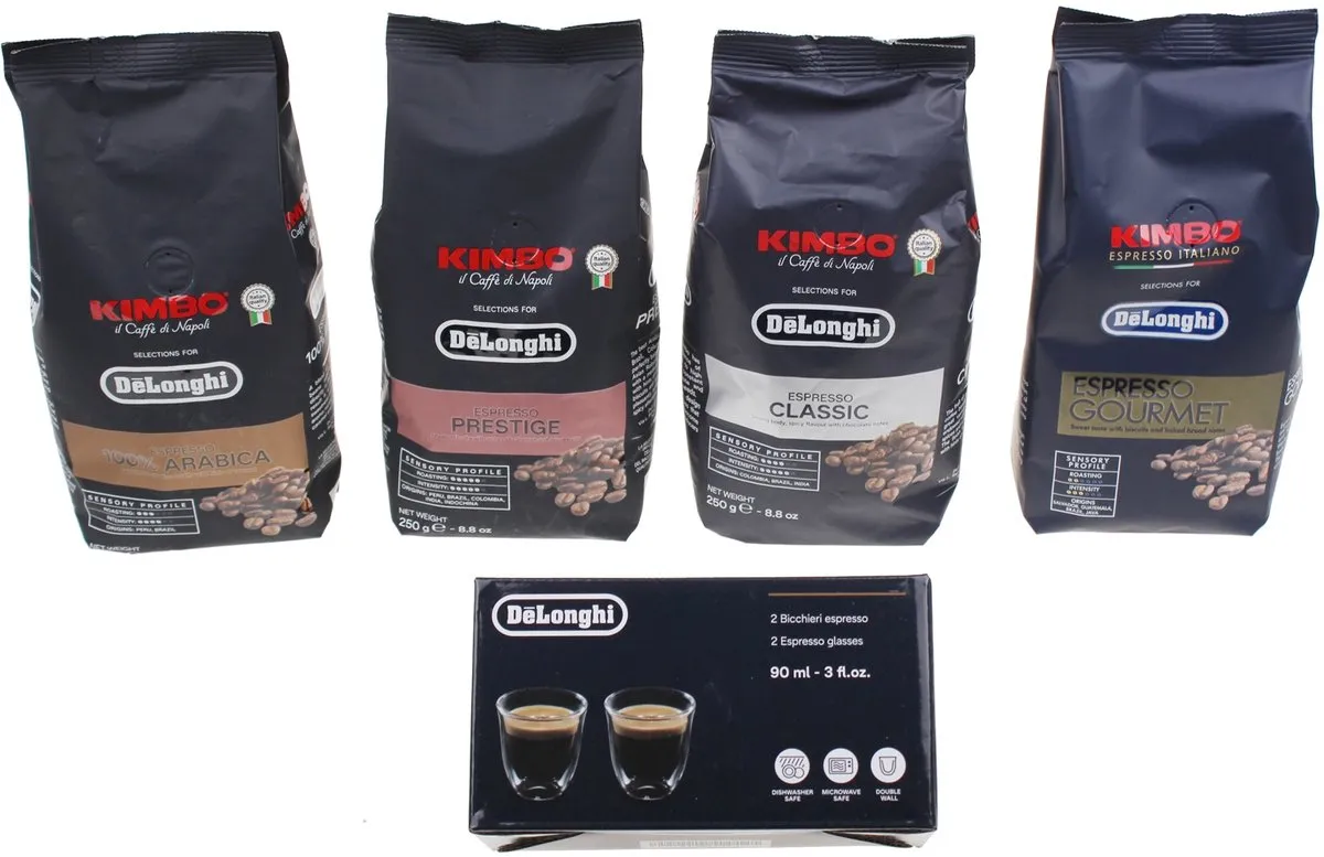 De'Longhi Kimbo Koffie Proefset 5513282711