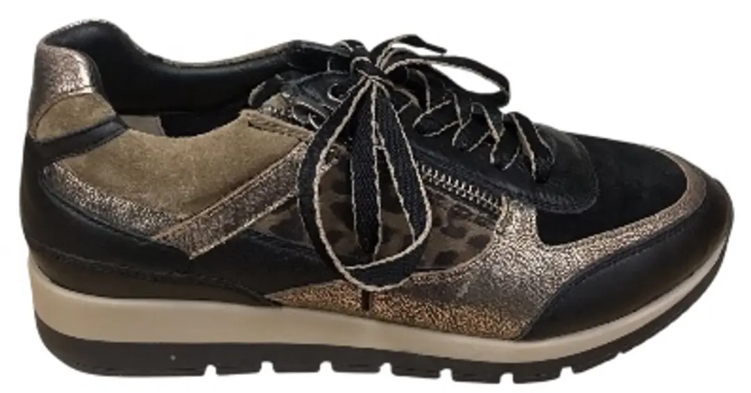Helioform sneaker wijdte H 281.009.0355 Zwart/Combi