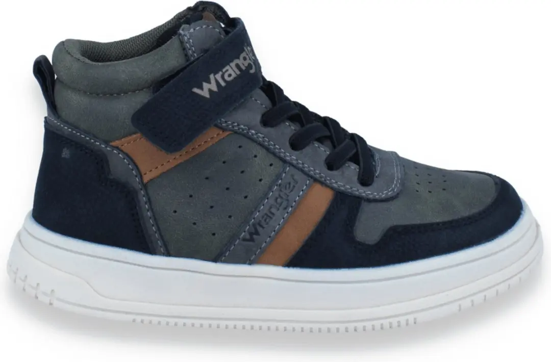Wrangler Jongens Sneaker Howe Mid Jr Olive/black