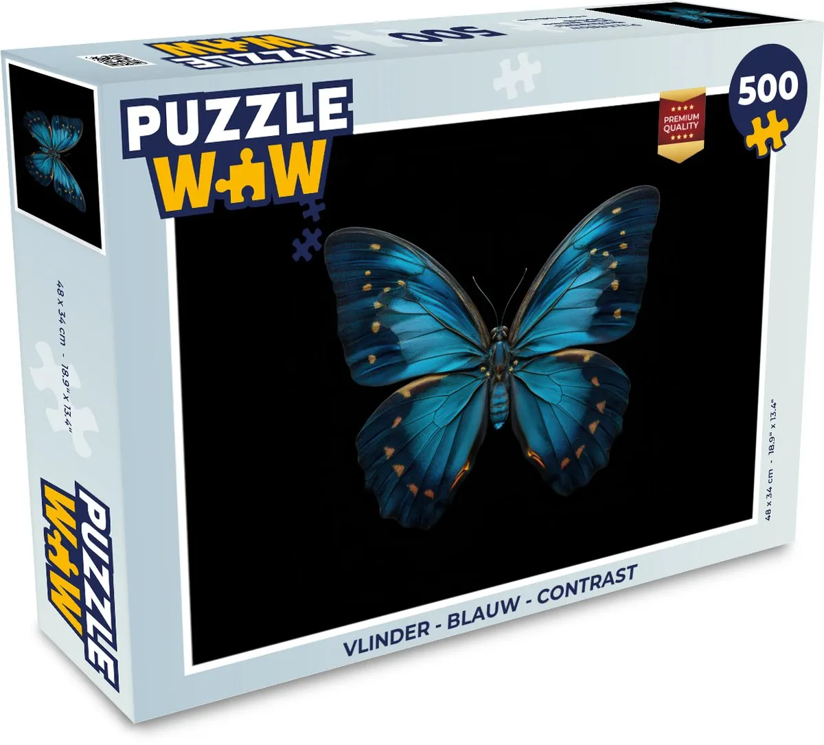 PuzzleWow Vlinder Puzzel 500 Stuks