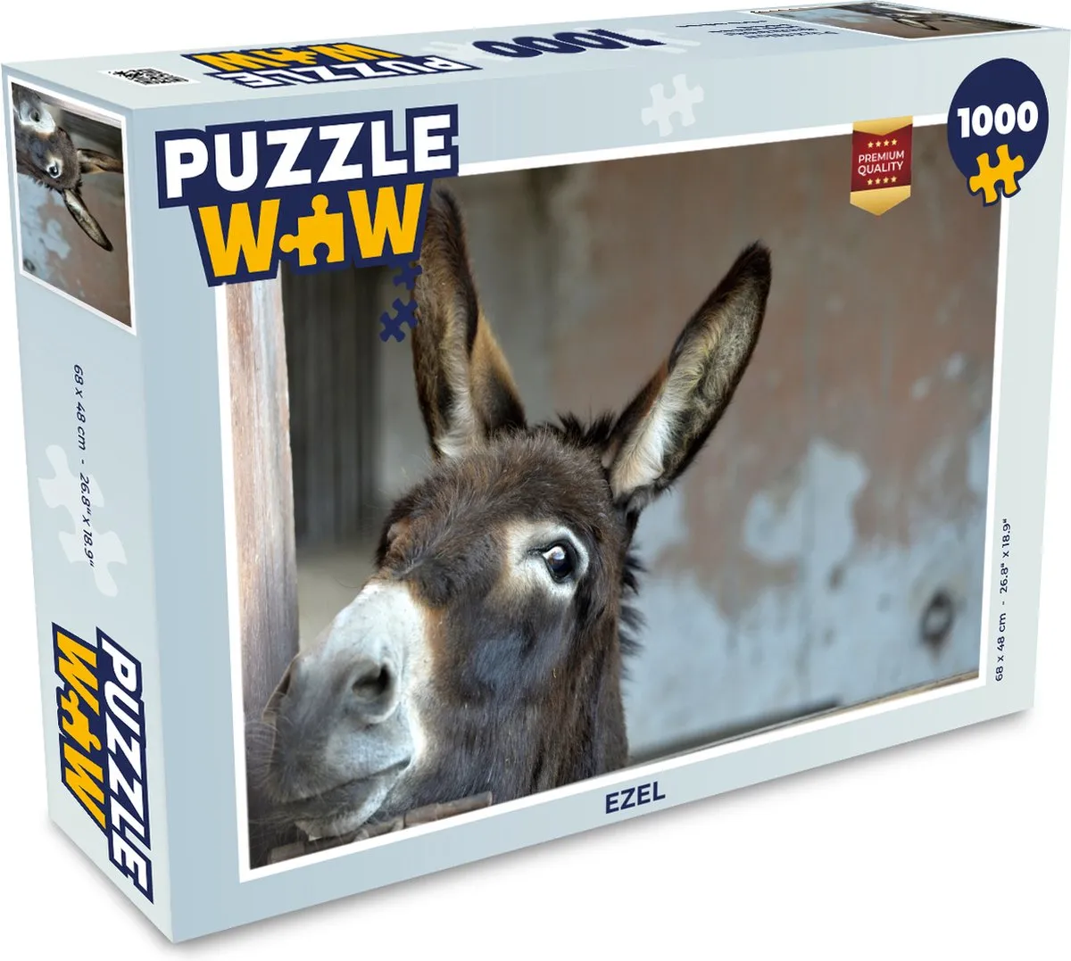 PuzzleWow Legpuzzel 1000 Stuks Multicolor
