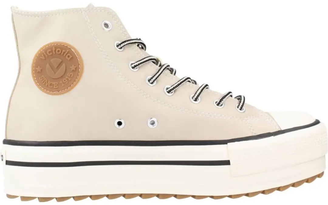 Hoge sneakers met veters