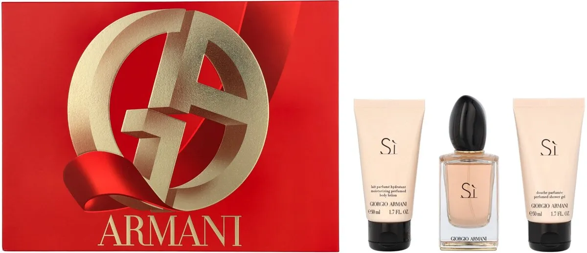 Armani Si Giftset - 150ml Parfum Bodylotion Douchegel