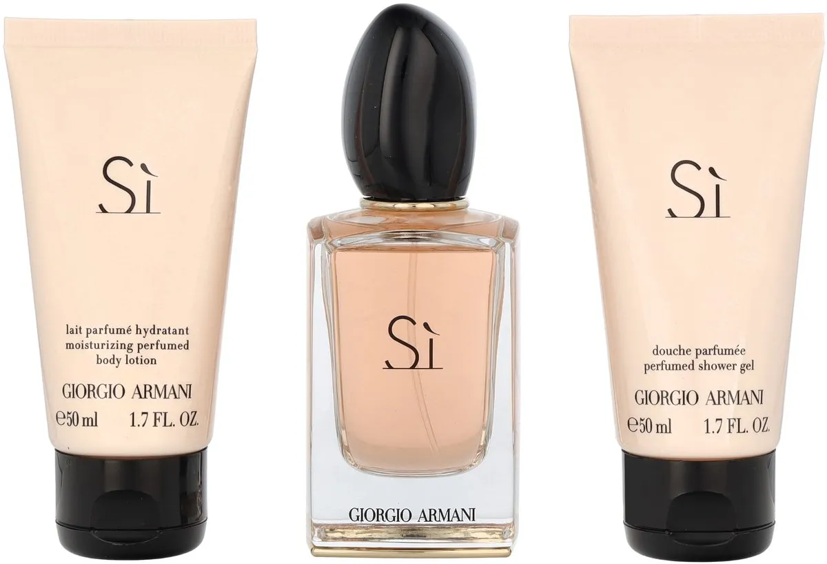 Armani Si Giftset - 150ml Parfum Bodylotion Douchegel
