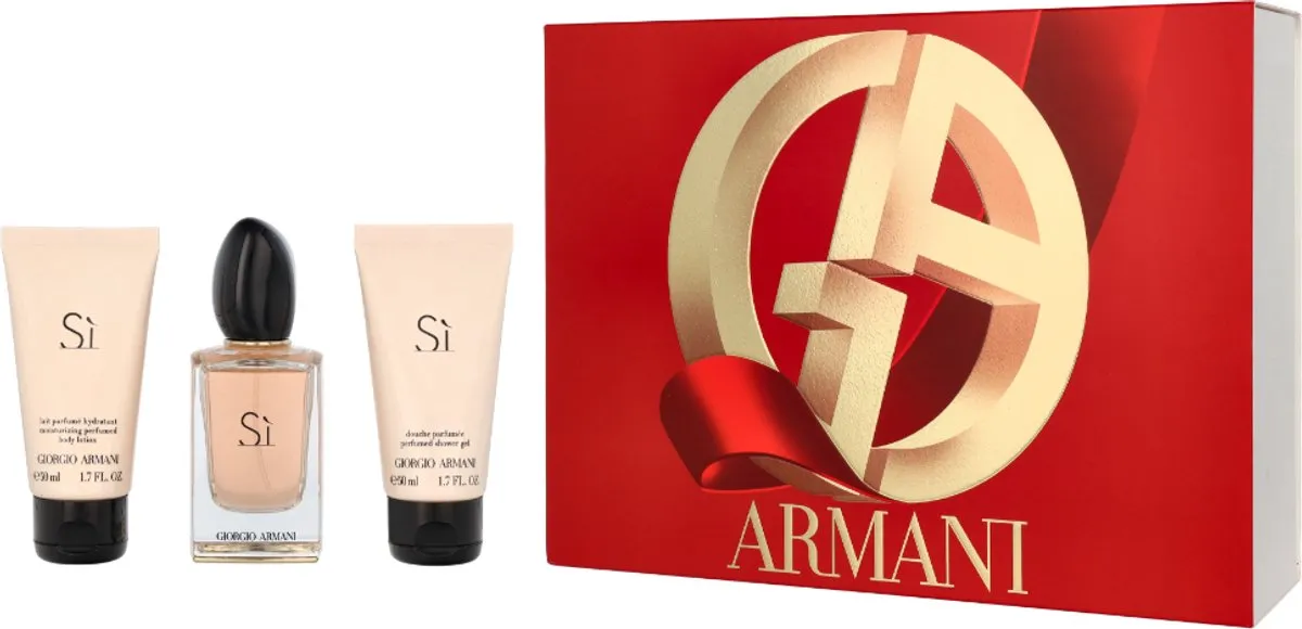 Armani Si Giftset - 150ml Parfum Bodylotion Douchegel