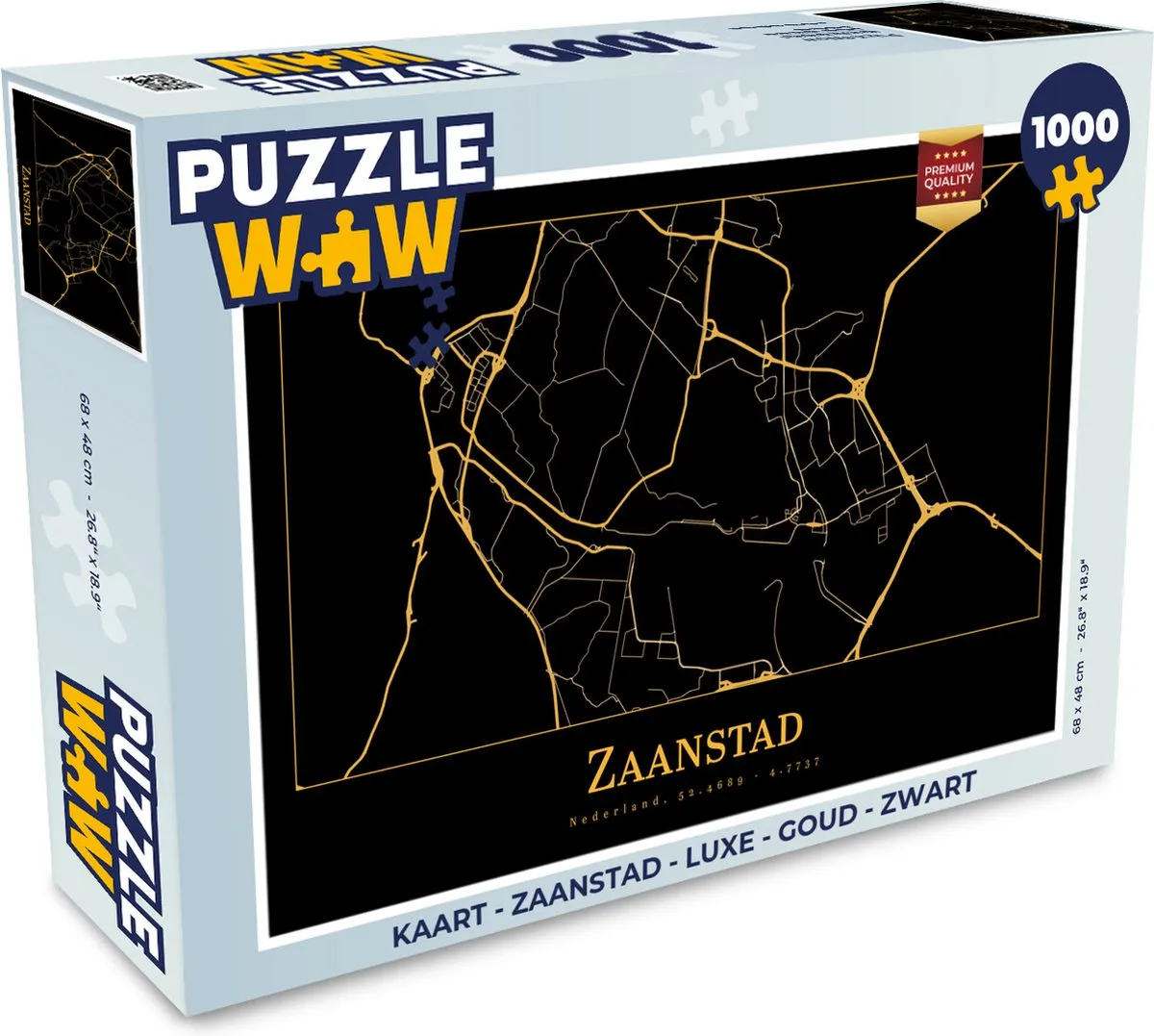 PuzzleWow Zaanstad Legpuzzel 1000 Stuks