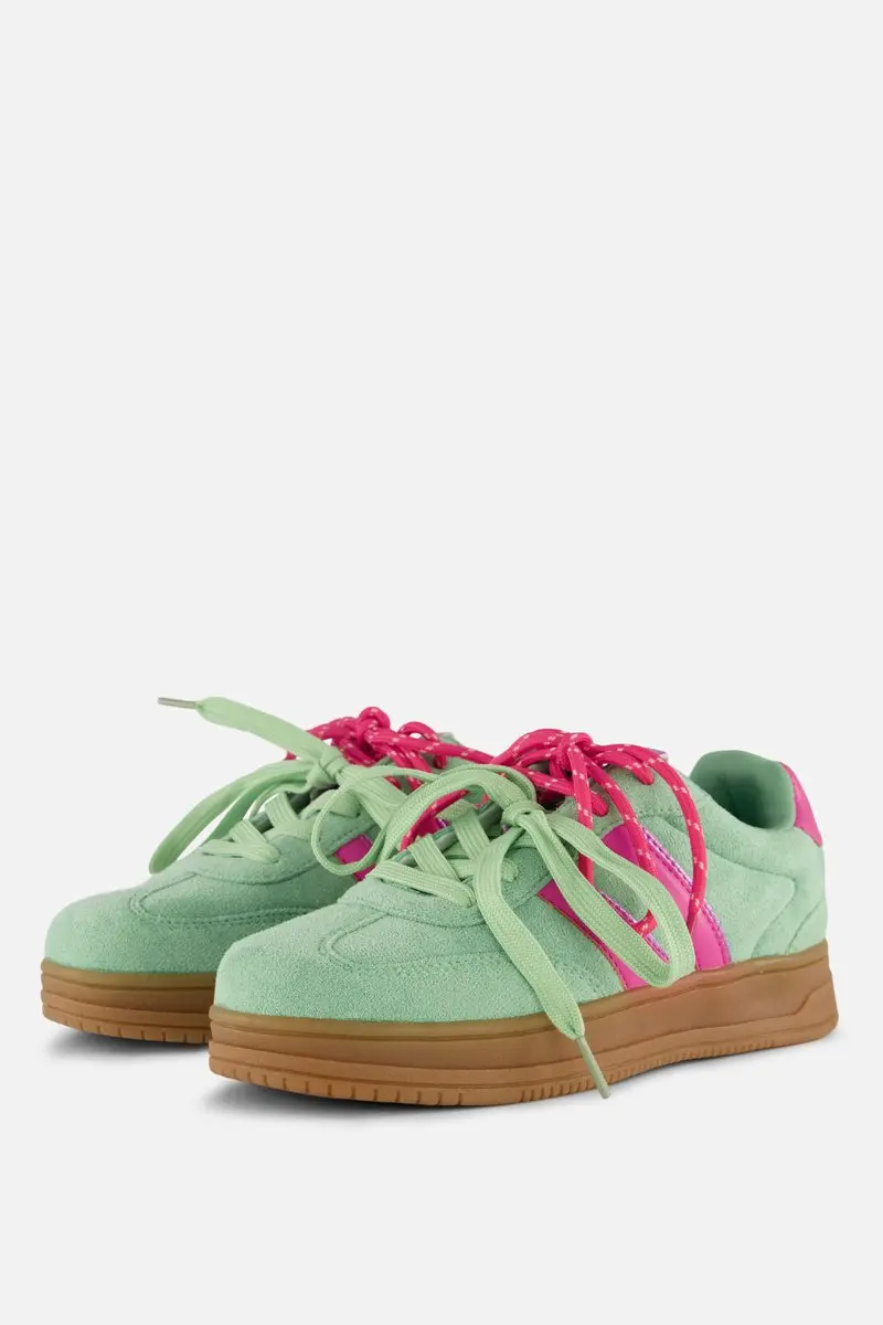 Posh Sneakers groen Synthetisch