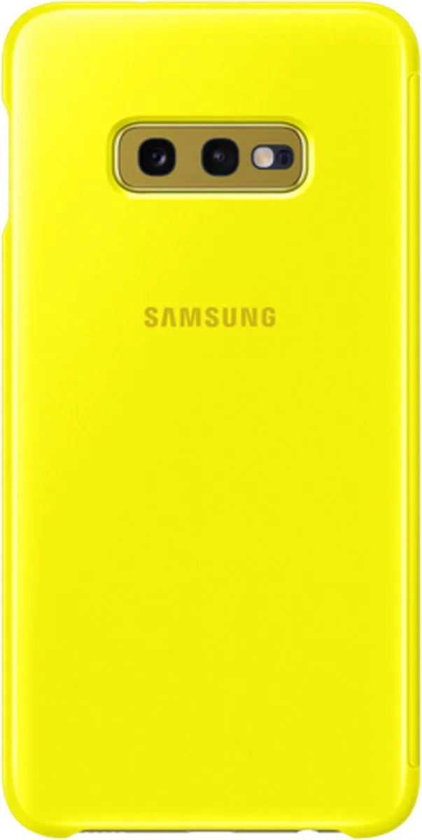 Samsung Clear View Cover Geel - Samsung Galaxy S10e