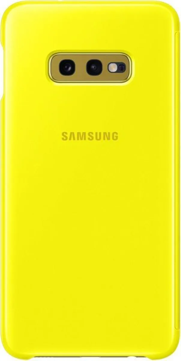 Samsung Clear View Cover Geel - Samsung Galaxy S10e