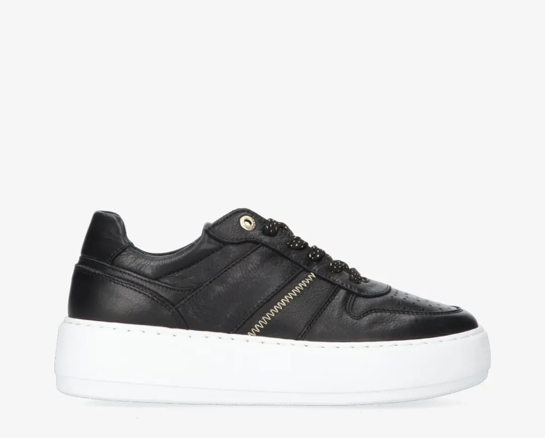 Tango aubree sneakers dames zwart leer