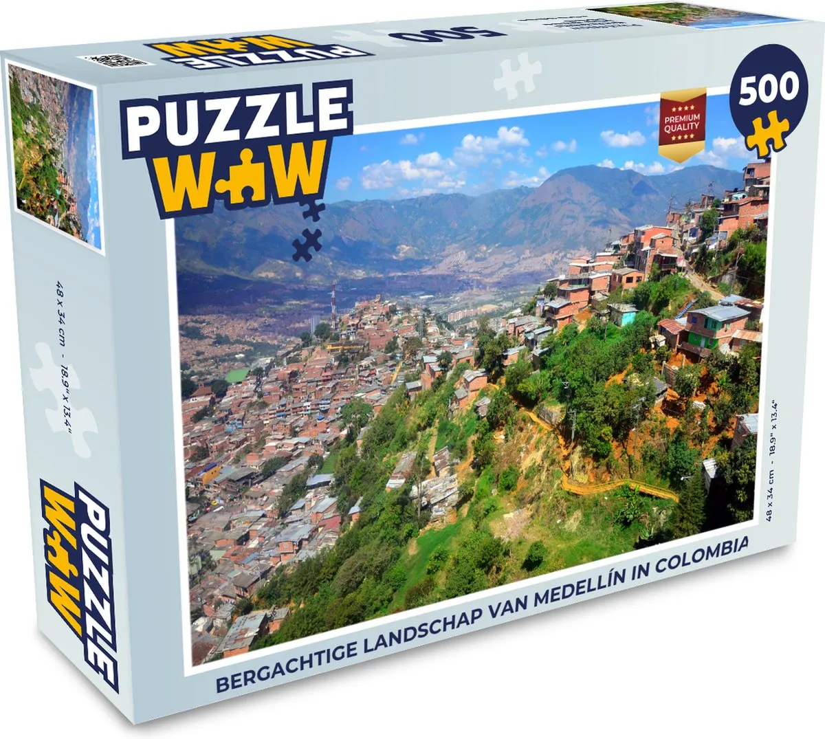 PuzzleWow Medellín Legpuzzel 500 Stuks