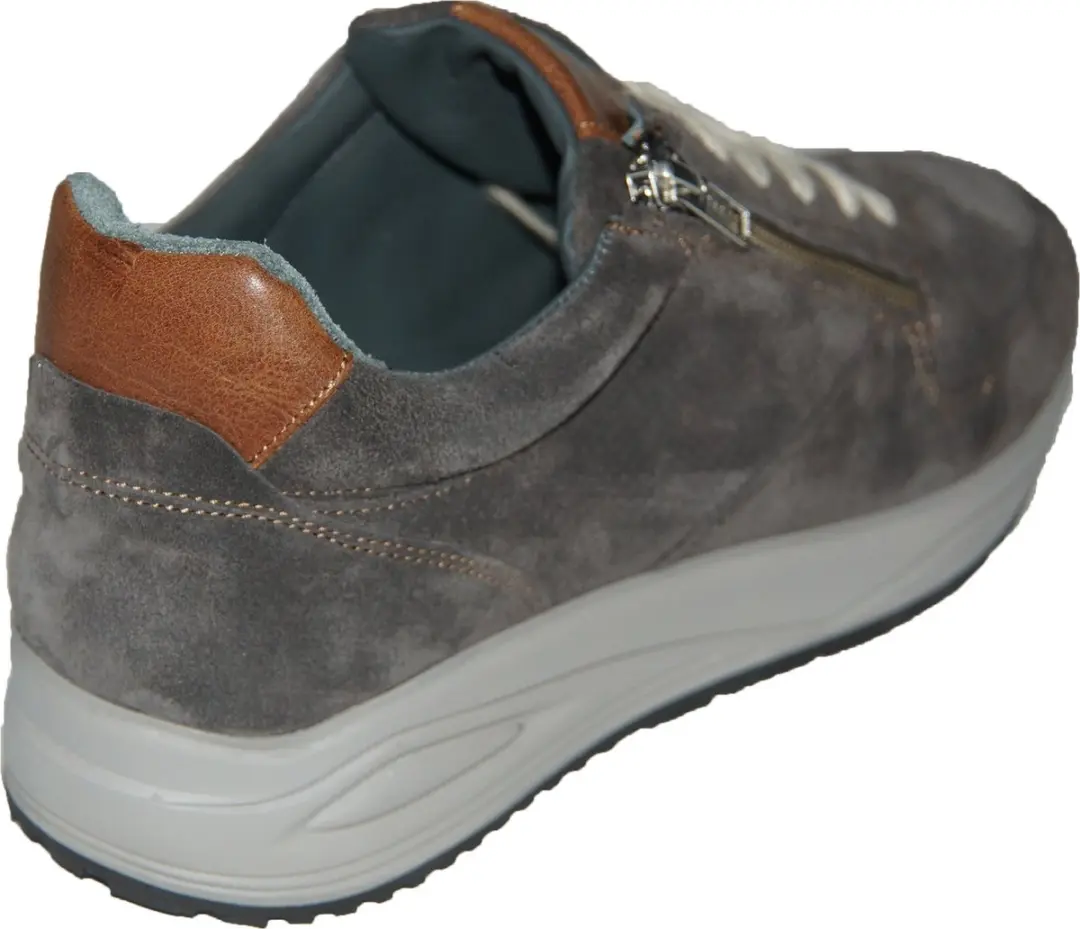 Piedro 1214609470 Wijdte H Grijs / Cognac Maat: 8,5 (42,5) - afbeelding 5 van 6