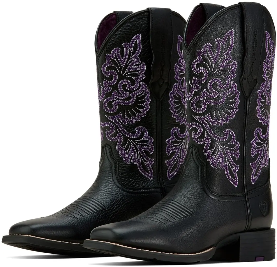 Ariat ROUND UP WEST STRETCHFIT rijlaars zwart