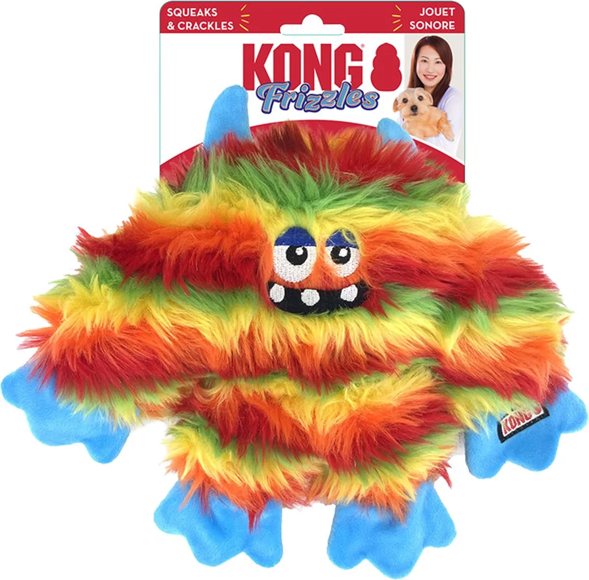 KONG Frizzle Zazzle Blauw