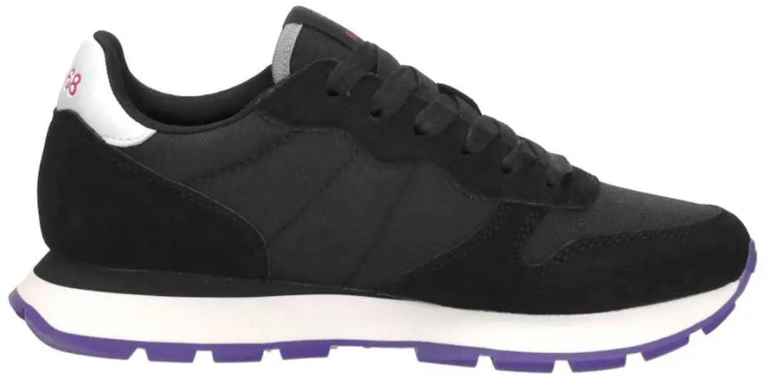 SUN68 Ally Solid Nylon Sneakers Laag